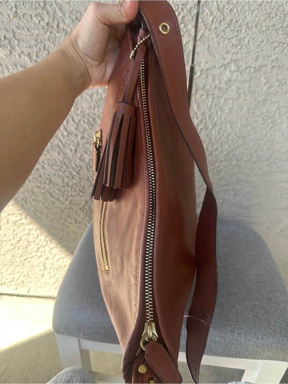 COACH Vintage Legacy Leather Duffle crossbody bag - Large size